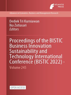 cover image of Proceedings of the BISTIC Business Innovation Sustainability and Technology International Conference (BISTIC 2022)